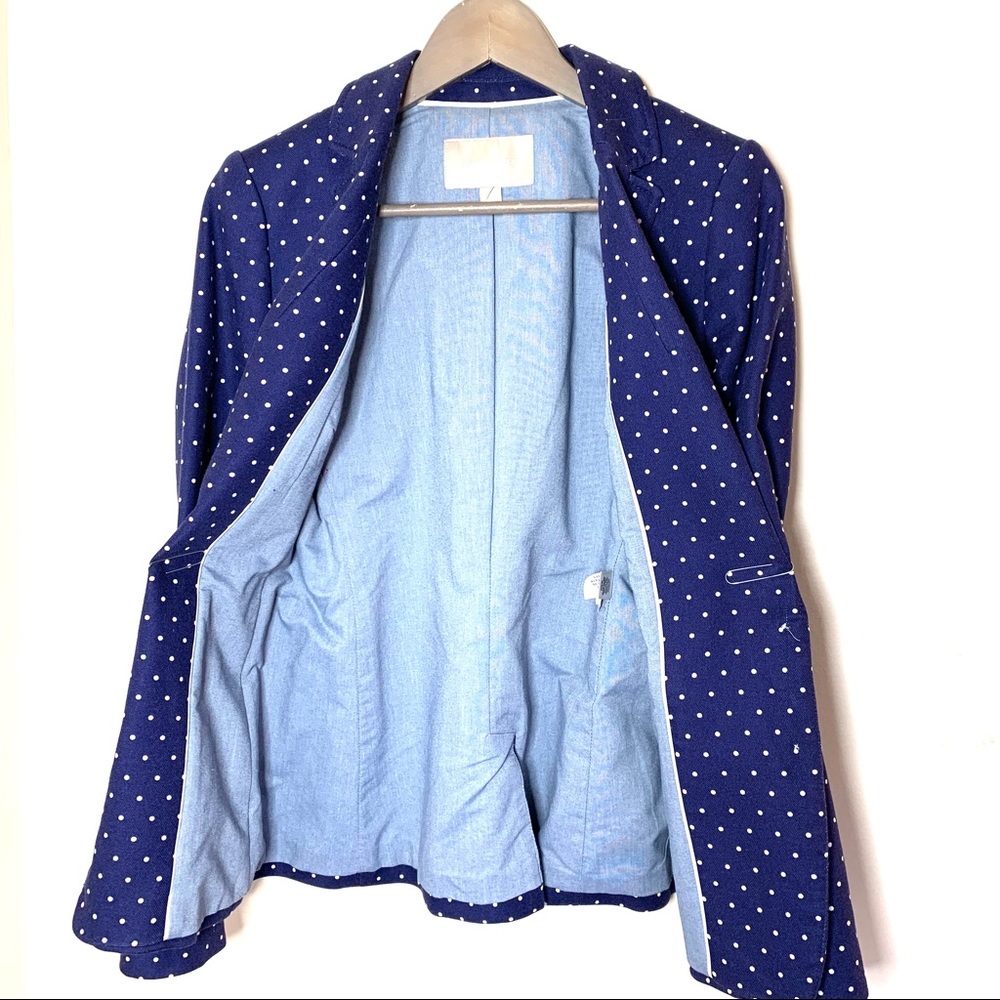 BR Polka Dot Blazer sz6 - Picture 5 of 8